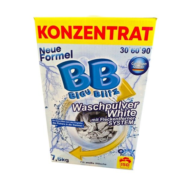 Skalbimo milteliai "Blau Blitz" 7.5 kg.