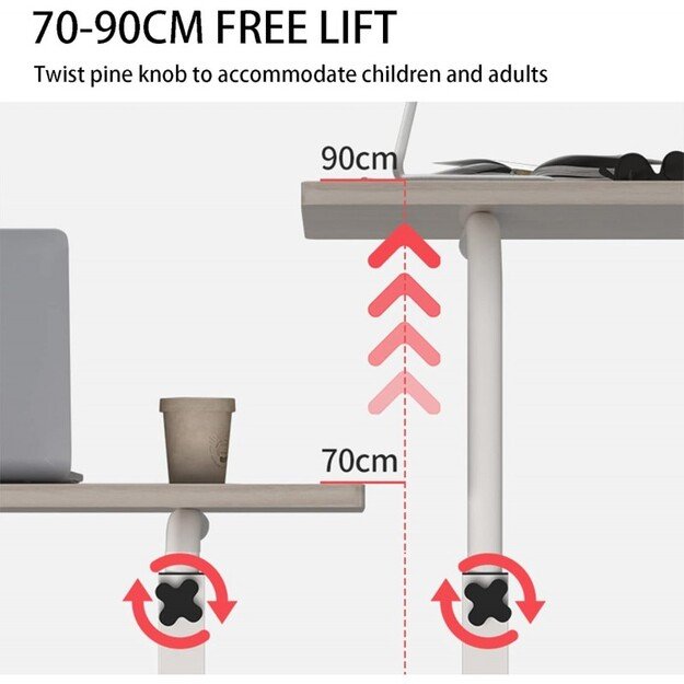 Mobilus staliukas su ratukais 2