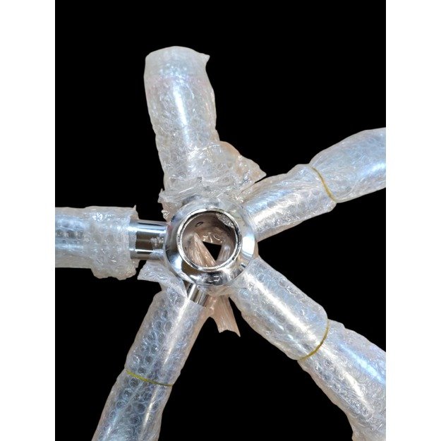 Vaikiška biuro kėdė, rožinė/balta 7