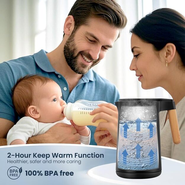 Virdulys su reguliuojama temperatūra "Lafe", 1,7L, 2200W 3