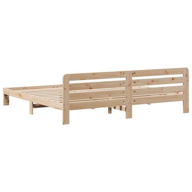 Pušies lovos rėmas, be čiužinio 4