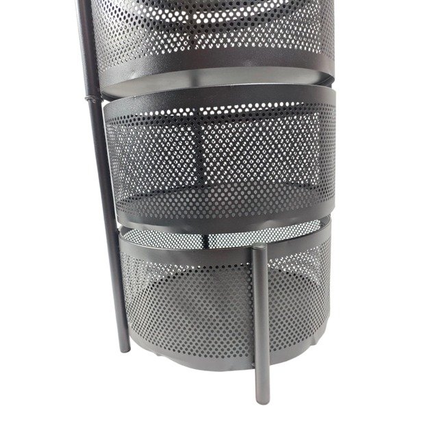 Penkių lygių, kambario lentyna su ratukais 13