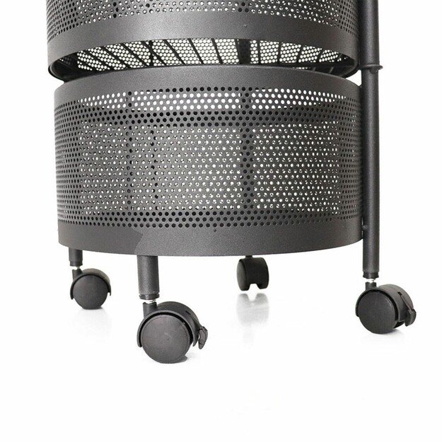 Penkių lygių, kambario lentyna su ratukais 2