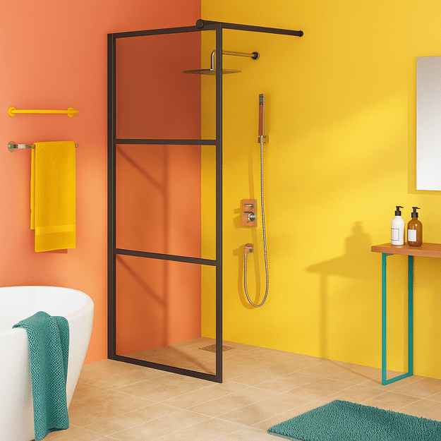 Dušo sienelė 100x195 cm. Dušo sienelė 100x195 cm.