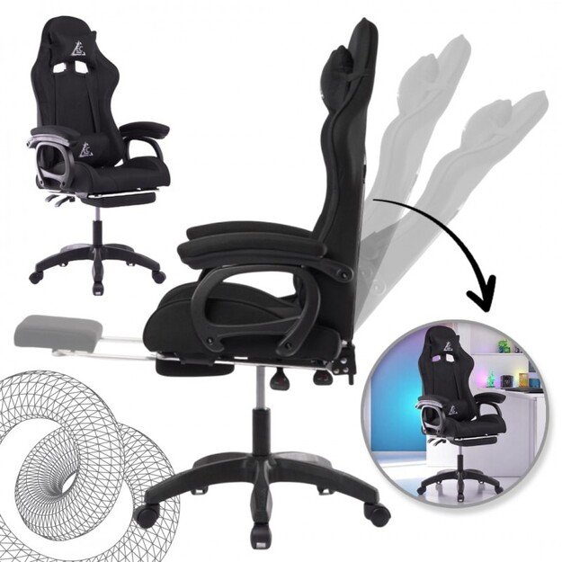 Ergonomiška žaidimų ir darbo kėdė "Snake" 4