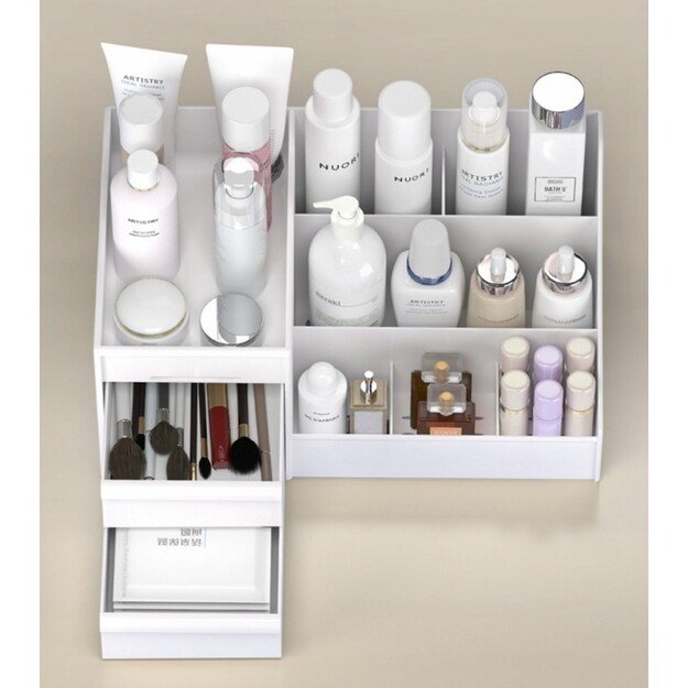 Kosmetikos organizatorius, baltas 2