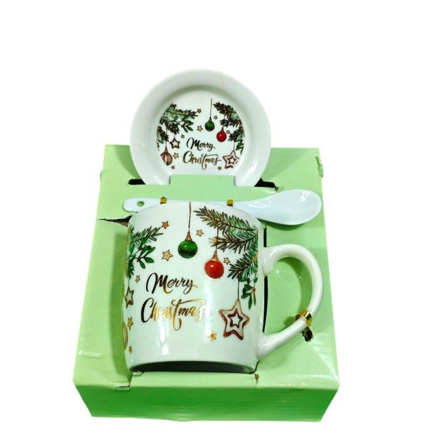 Keramikinis kalėdinis puodelio rinkinys