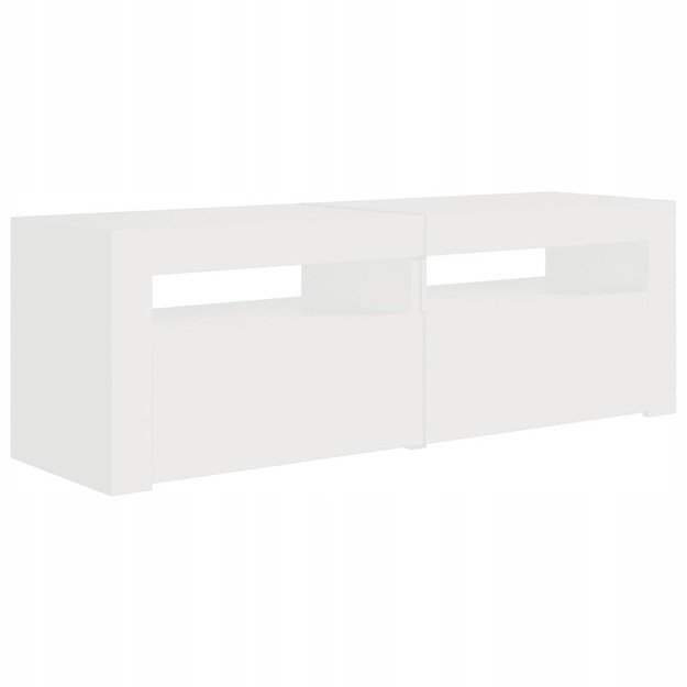 TV spintelė su LED apšvietimu iš 2-jų dalių 4