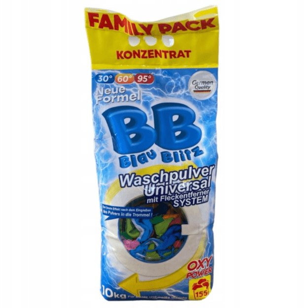 Universalūs skalbimo milteliai "Blau Blitz" 10 kg. 