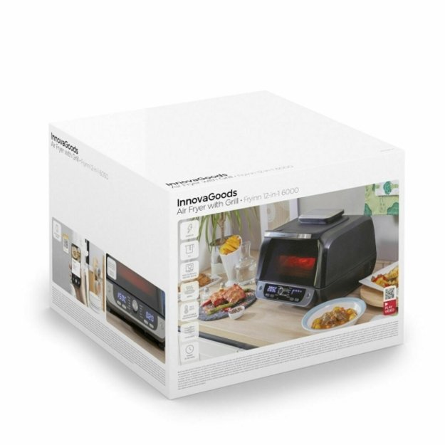 Oro gruzdintuvė "InnovaGoods" Fryinn 12-in-1 3400 W, 6 L