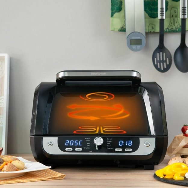Oro gruzdintuvė "InnovaGoods" Fryinn 12-in-1 3400 W, 6 L