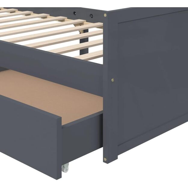 Lovos rėmas su stalčiais, 90 x 200 cm 5