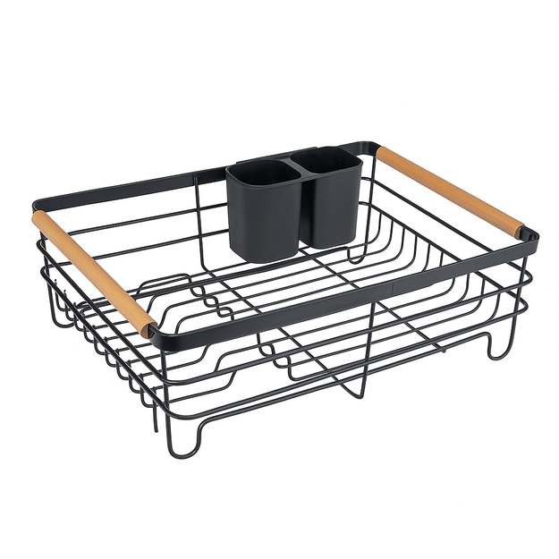 Indų džiovyklė be padėklo, juoda