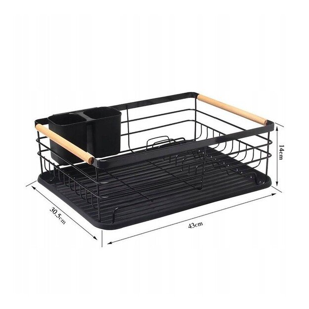 Indų džiovyklė be padėklo, juoda 3