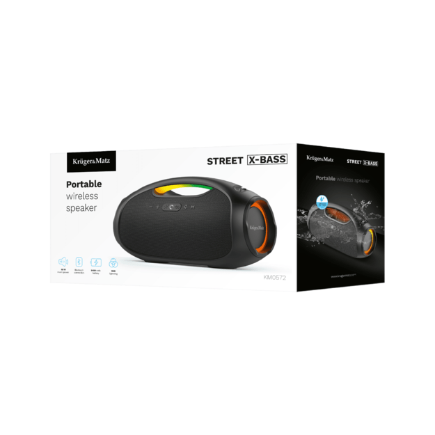 „Kruger & Matz Street X-BASS“ belaidė kolonėlė 9