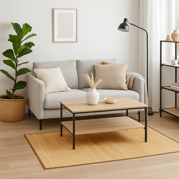 Natūralus bambuko kilimas, 100x200 cm