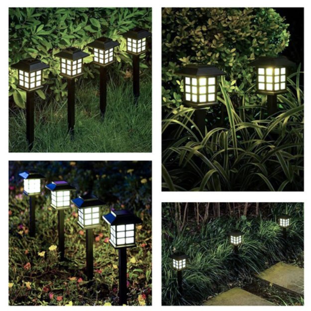 LED saulės šviestuvų rinkinys, 6 vnt. 11