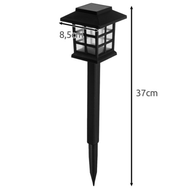 LED saulės šviestuvų rinkinys, 6 vnt. 12