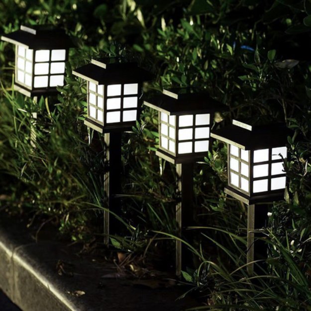 LED saulės šviestuvų rinkinys, 6 vnt. 9