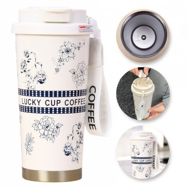 Terminis puodelis 550 ml, baltas 1