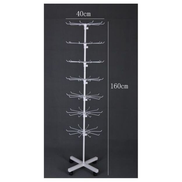 7 lygių besisukantis demonstracinis stovas 2