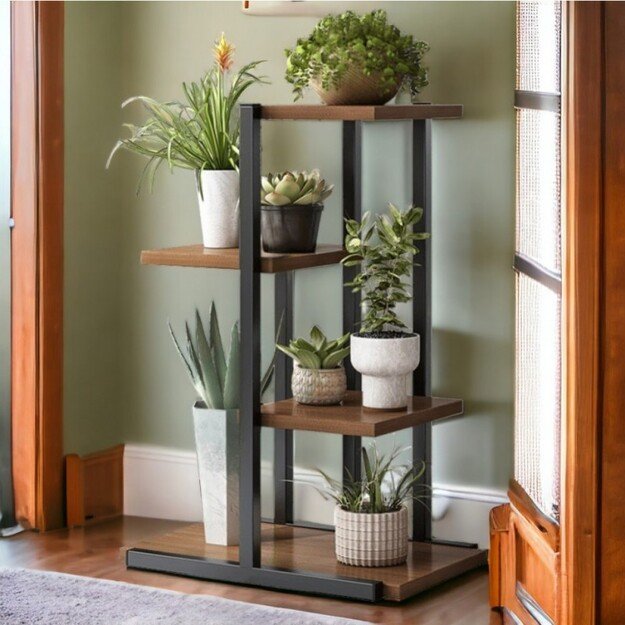 Gėlių stovas, rudas Gėlių stovas, rudas