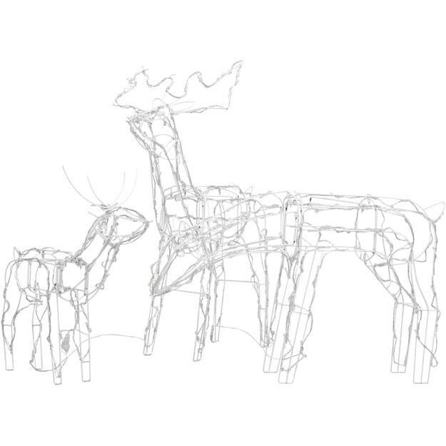 3-ių kalėdinių elnių dekoracija 5