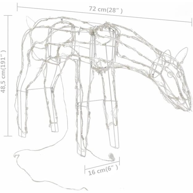 3-ių kalėdinių elnių dekoracija 7