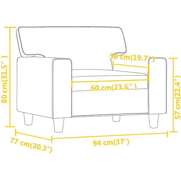 Fotelis / Krėslas, juodas 7