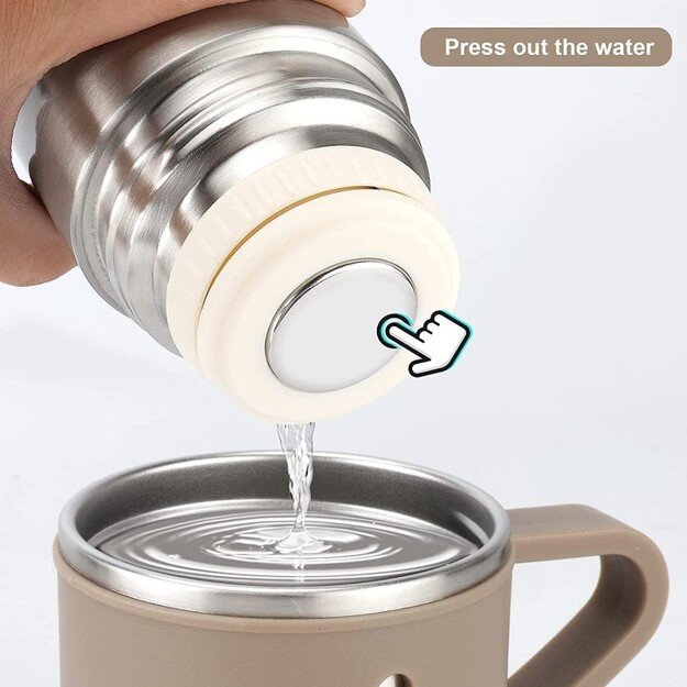 Termoso rinkinys su 3 puodeliais 500 ml, juoda 7