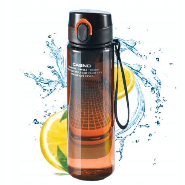 Gertuvė 560 ml., juoda/oranžinė 1