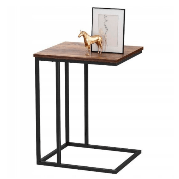 Šoninis kavos staliukas, ruda 1