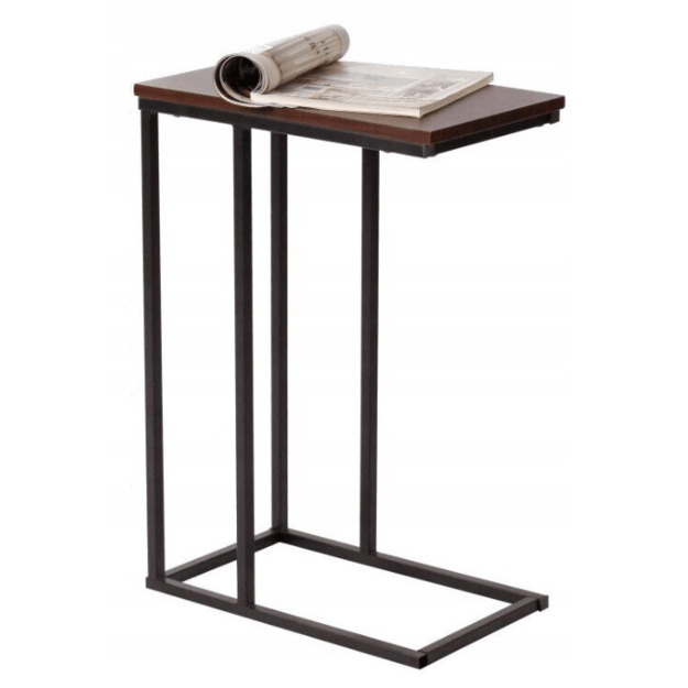 Šoninis kavos staliukas, ruda 3