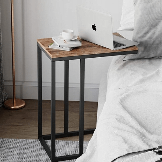 Šoninis kavos staliukas, ruda