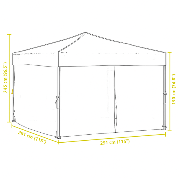 Sulankstomas paviljonas 3x3 m. 5