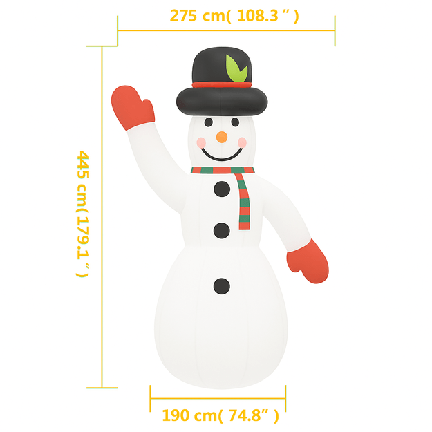 Pripučiamas sniego senis, 445 cm. 5